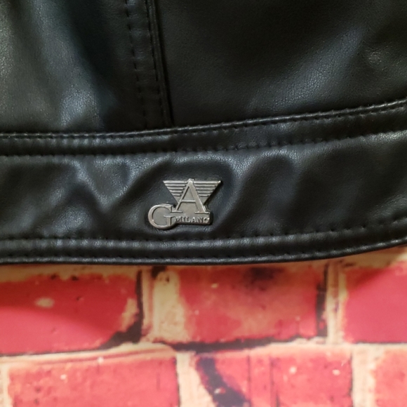 A G MILANO Black Jacket Coat - Made in Italy Size Small - Picture 6 of 8